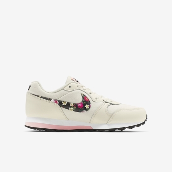 Nike MD Runner 2 Vintage Floral - Løbesko - Hvide/Pink/Hvide/Sort | DK-62350